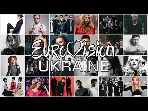 All participants of the Ukrainian National Selection for Eurovision 2017 #Vidbir2017