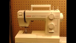 How to thread a Janome Hd-1000