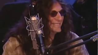 Aerosmith &quot;Bacon Biscuit Blues&quot; LIVE Howard Stern Show 1998 (interview clip)