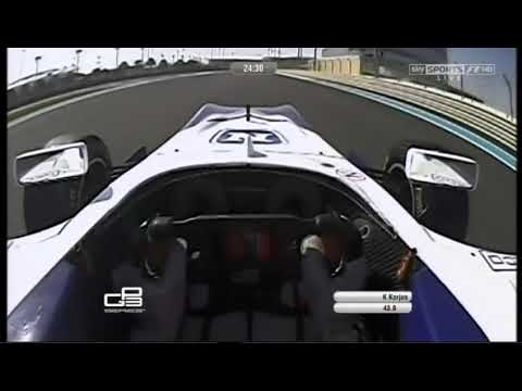GP3, Abu Dhabi 2013 (Q) Kevin Korjus Helmet-Cam OnBoard