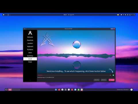 ArcoLinux : 2905 Installing XeroLinux Beta we build ourselves with VirtualBox