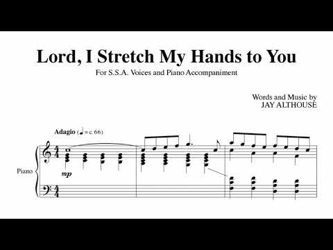 Lord, I Stretch My Hands to You arr Jay Althouse - TB/Tenor & Bass