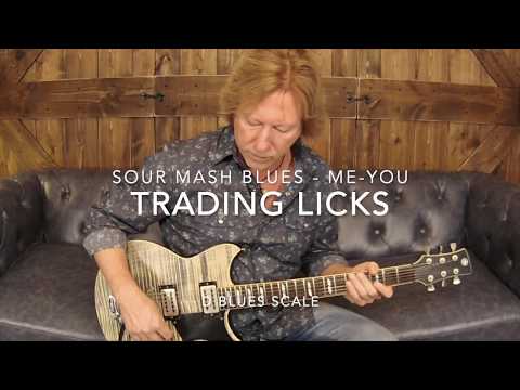 JAM THE D BLUES SCALE WITH ME NOW! - TRADING LICKS - SOUR MASH BLUES