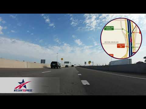 NTE 35W TEXpress Lanes | Basswood Blvd Exit (NB I-35W Access)