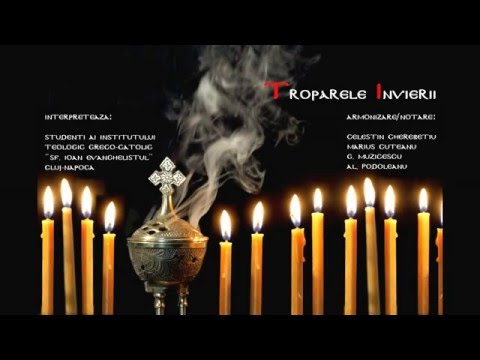 Troparele învierii pe cele 8 glasuri, cu partituri (Greco-catolice)