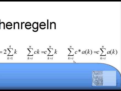 2  Rechenregeln für Summen