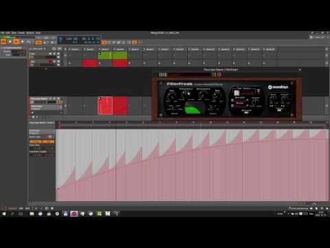 Bitwig curve based automation modulation