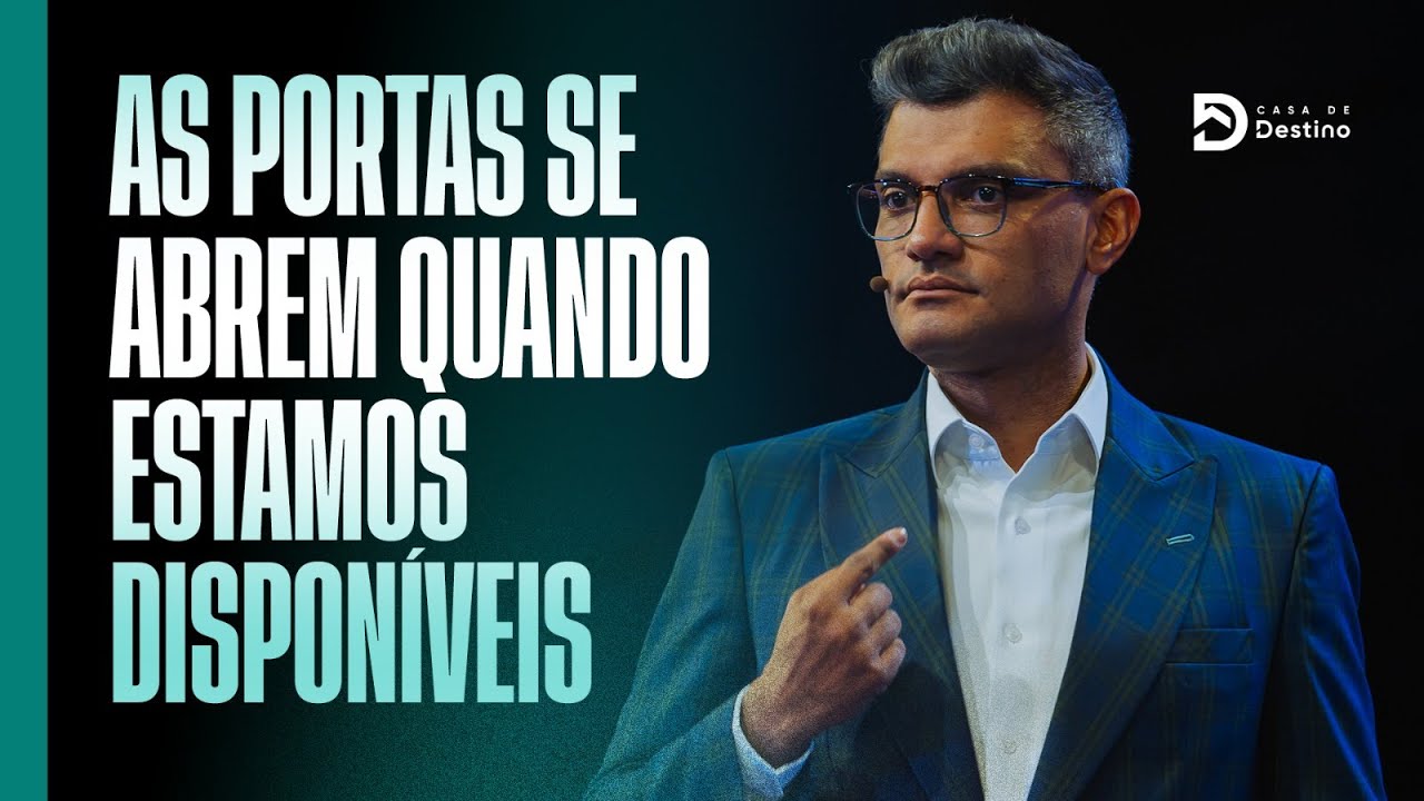 A sua disponibilidade vai além da capacidade | Tiago Brunet