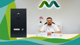 Mathfel 4-Draht Videotürsprechanlage mit 170° Weitwinkel-HD-Kamera und optional WLAN & Fingerprint