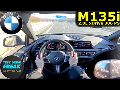 2024 BMW M135i xDrive 306 PS TOP SPEED 🚀 Autobahn POV No Speed Limit