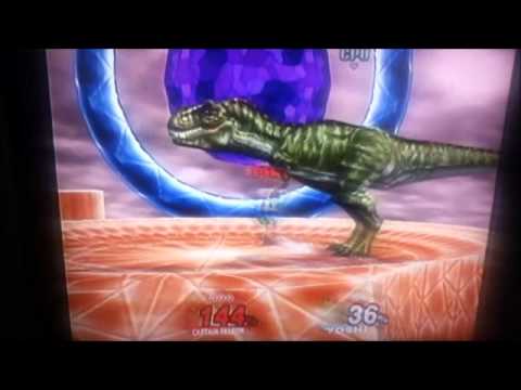 Brawl Hacks Little Mac vs T-Rex