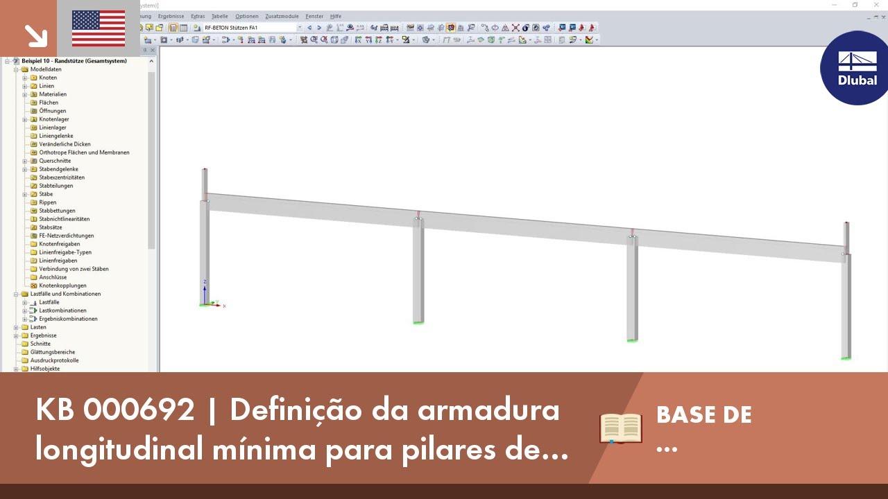 KB 000692 | Definição de armadura longitudinal mínima para pilares de betão armado