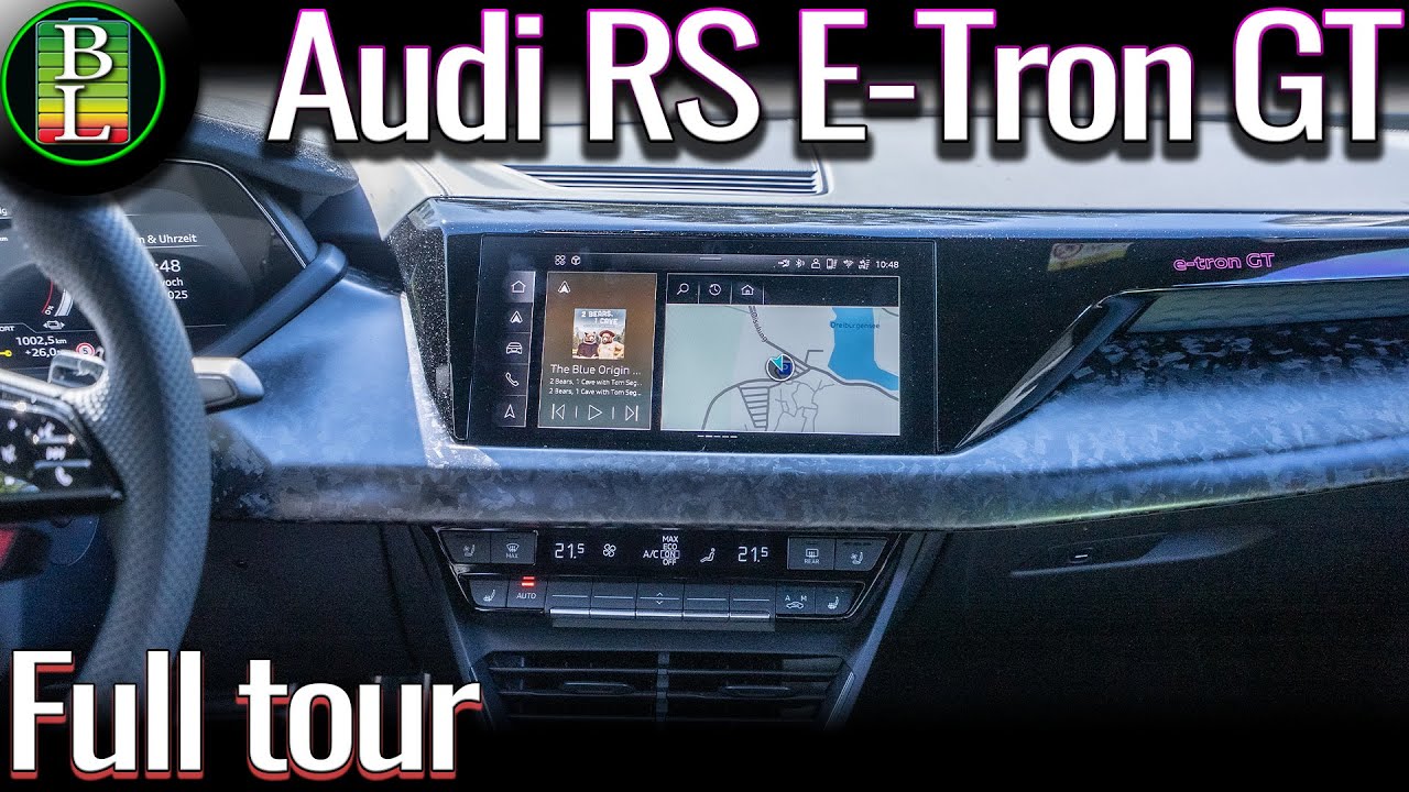 Audi E-Tron GT Infotainment is better than Q4, worse than Q6