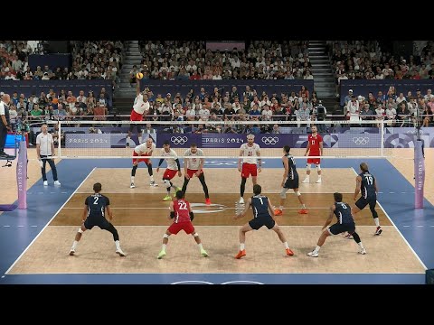 Volleyball USA vs Poland Amazing Match Highlights Paris 2024