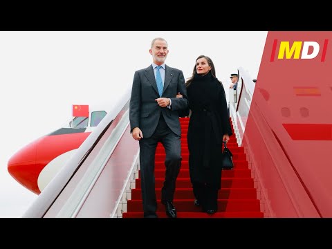 King Felipe VI and Queen Letizia arrive in China: flowers, honors and diplomacy 🇨🇳🤝🇪🇸