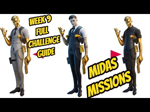 Fortnite MIDAS MISSIONS Week 9 FULL CHALLENGE GUIDE  Chapter 2 Season 2