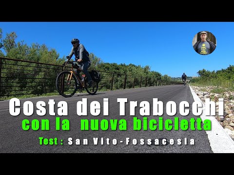Ciclovia della costa dei Trabocchi con la nuova bici