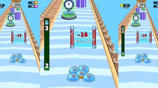 SlimeRun gets most powerful strength and make more satisfied run with more slimes ASMR run
