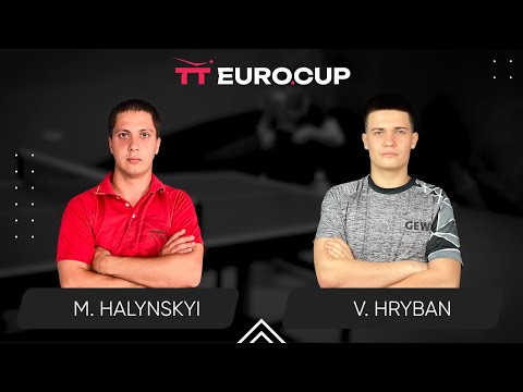 11:10 Mykola Halynskyi - Vadym Hryban 16.01.2024 TT Euro.Cup Ukraine Star. TABLE 3