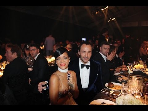 Rihanna Honors Tom Ford at the amfAR LA Inspiration Gala 2014