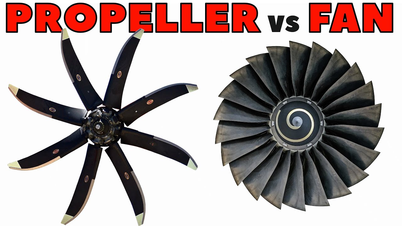 This is Why Some Aircraft Use Propellers and Others Fans