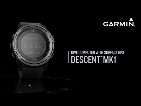 Garmin Descent Mk1 010-01760-30 Smartwatch Digital Dial Black Silicone Strap-1