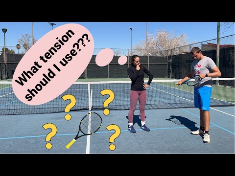 How to choose your ideal string tension on your tennis racket