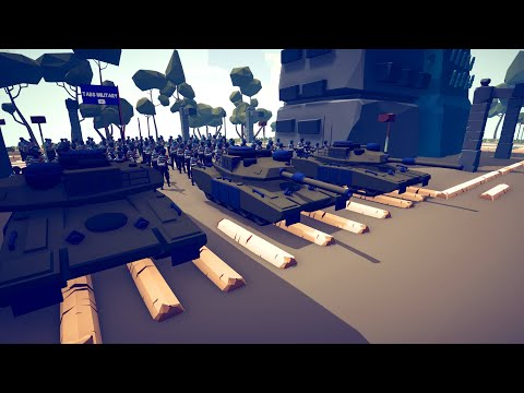 CAN 250x RUSSIAN SPECIAL FORCE CLEAR REBEL CITY? - Totally Accurate Battle Simulator TABS