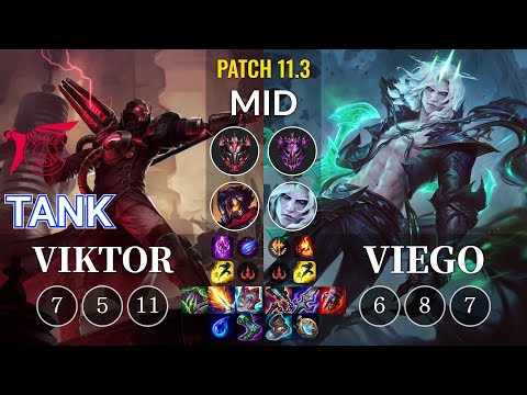 TLN Tank Viktor vs Viego Mid - KR Patch 11.3