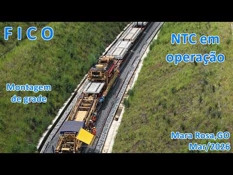 RETORNO DAS OBRAS FICO 2026 SUPERESTRUTURA - MONTAGEM DE GRADE COM A NTC PCT 1 - MARA ROSA-GO