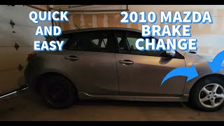 How to change front brakes on a 2010-2013 Mazda 3 Hatchback