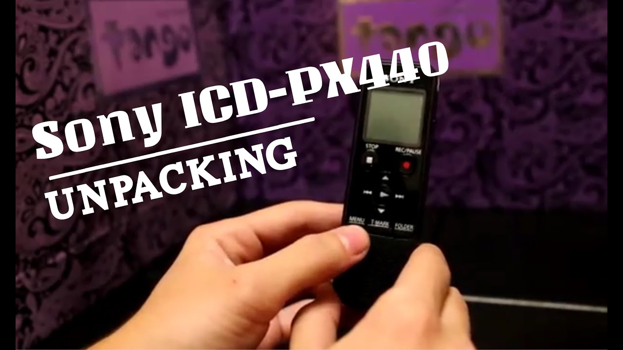 Цифровой диктофон Sony ICD-PX440