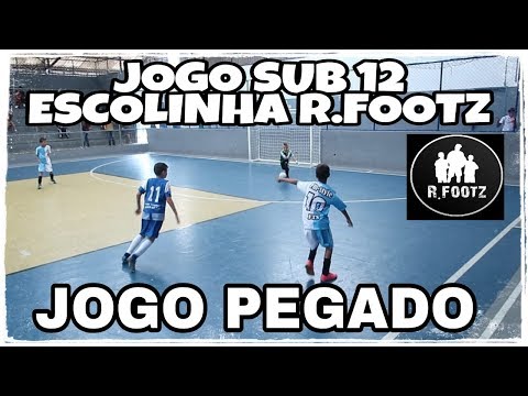 JOGO ESCOLINHA R.FOOTZ SUB 12 - O JOGO FOI PEGADO