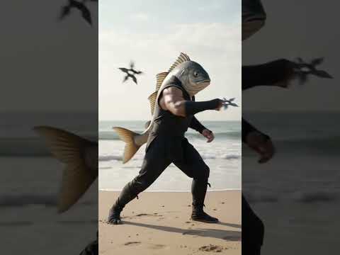 🥷 Fish Ninja Dodges Incoming Projectiles