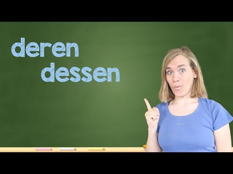 German Lesson (124) - Relativpronomen im Genitiv - dessen - deren - B1/B2