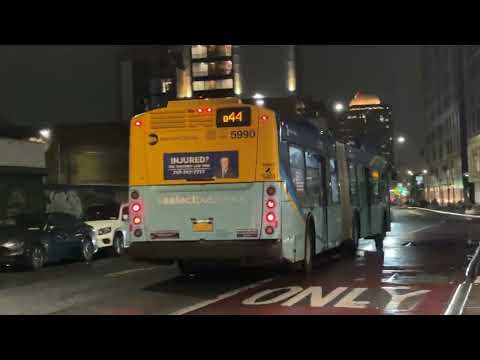 MTA NYCT: 2017 New Flyer XD60 5990 Q44-SBS