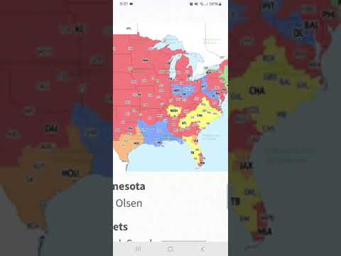 Nfl Week 13 Tv Coverage Map