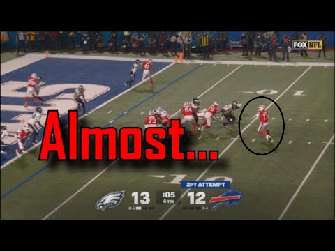 Josh Allen Missed Throw ends Miracle Comeback Attempt | Buffalo Bills Vs Philadelphia Eagles