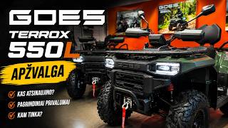 GOES TERROX 550L – praktiškas keturratis darbui ir laisvalaikiui