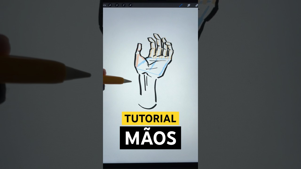 Easy HANDS tutorial! #drawing #digitalart #drawingtutorial #illustration #art