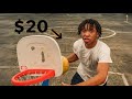 Can I Build A Mini Hoop BASKETBALL COURT For Under 20
