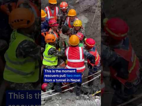 Two people pulled alive from Nepal hydropower tunnel | DW News