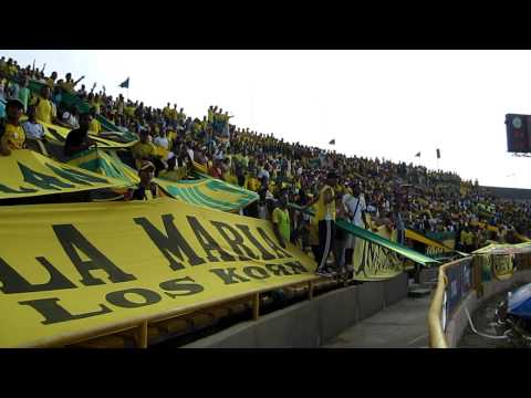 "Los Locos Del Moron 2 ( R.A.V.N )" Barra: Rebelión Auriverde Norte &bull; Club: Real Cartagena