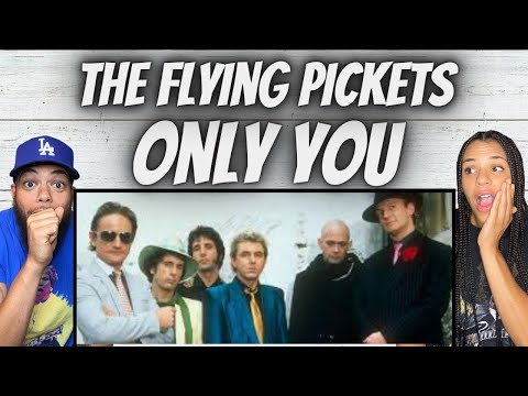 ALL SMILES!| FIRST TIME HEARING  The Flying Pickets -  Only You REACTION