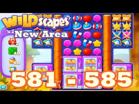 Wildscapes: New Acres Level 581 - 585 HD | 3 match | android | 582 | 583 | 584 | IOS【GameGo Game】