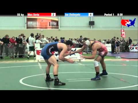 Max Soria vs. Joe DeAngelo at 2013 ASICS University Nationals - FS