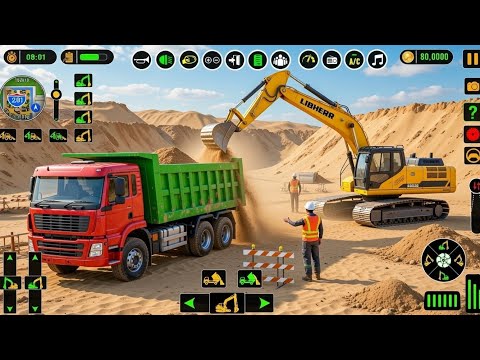 Building Modern City Roads with Heavy Machines | Realistic City Road Construction Gameplay