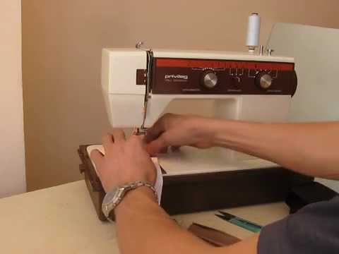 Sewing machine Швейная машина Privileg Voll ZickZack 616 test джинс, шифон, кожа
