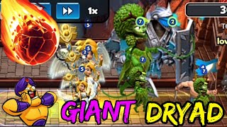 Castle Crush - Giant Dryad Vs All Troops Epic Fight! - Castle Crush Gameplay