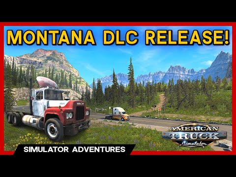 FIRST DRIVE IN MONTANA DLC! - American Truck Simulator